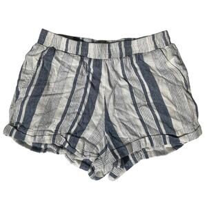 FOREVER 21 Women’s Casual Shorts size S, Stripes Blue & White